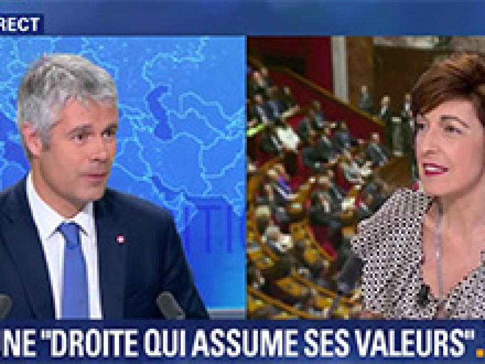 Laurent Wauquiez face à Ruth Elkrief