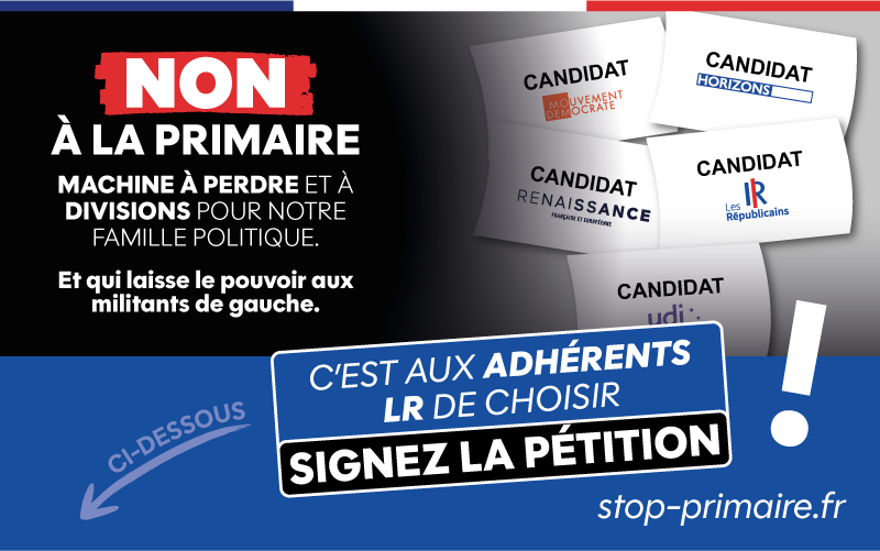 NON &agrave; la primaire !