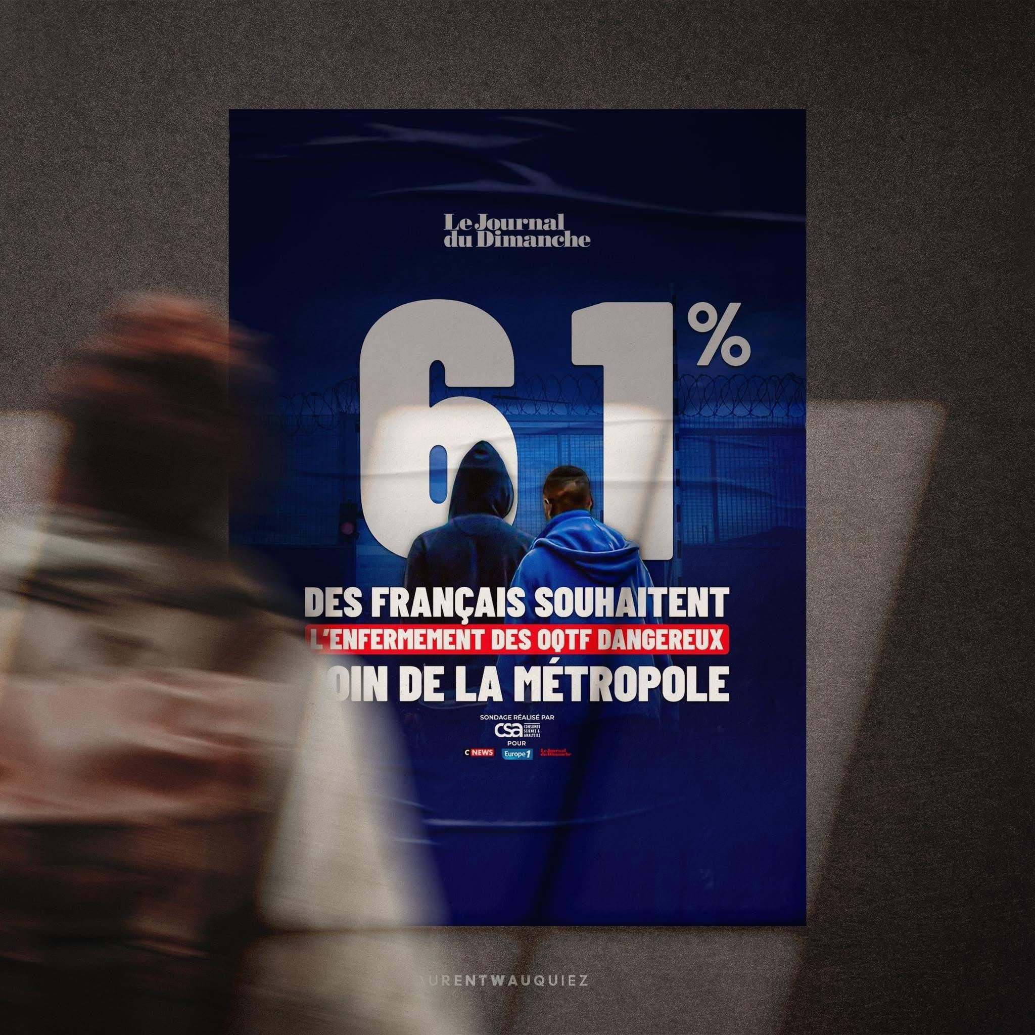 61% des Fran&ccedil;ais soutiennent ma proposition!